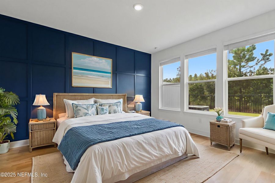 Furnished interior view inside a new home in Del Webb Wildlight, Wildlight (Image 6). Furnished interior view inside a new home in Del Webb Wildlight, Wildlight (Image 6).