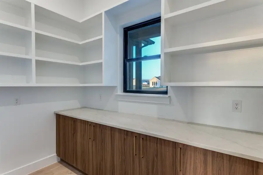 Huge pantry off the kitchen