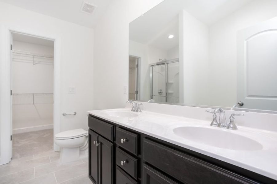 Representative furnished interior of a home built from the Cayman by Keystone Homes NC in Weybridge, Burlington (Image 11).