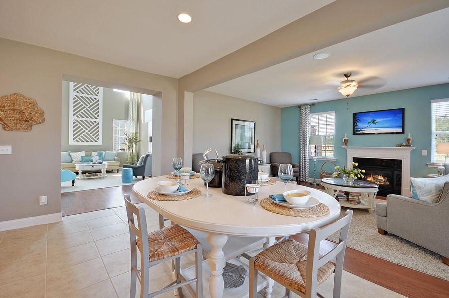 Furnished interior view inside a new home in , Summerville (Image 13). Furnished interior view inside a new home in , Summerville (Image 13).
