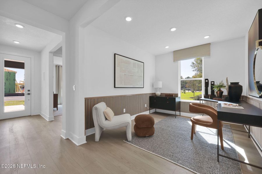 Furnished interior view inside a new home in Hyland Trail, Green Cove Springs (Image 22).