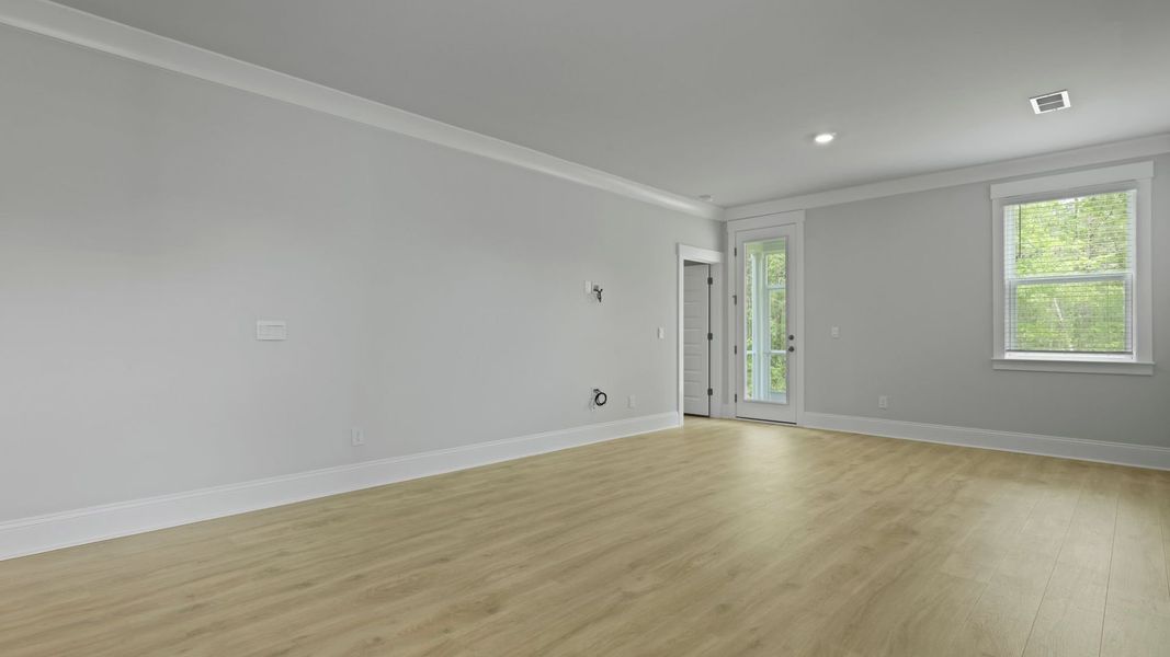 Spacious, unfurnished interior of a new home in Carolina Groves, Moncks Corner (Image 13). Spacious, unfurnished interior of a new home in Carolina Groves, Moncks Corner (Image 13).