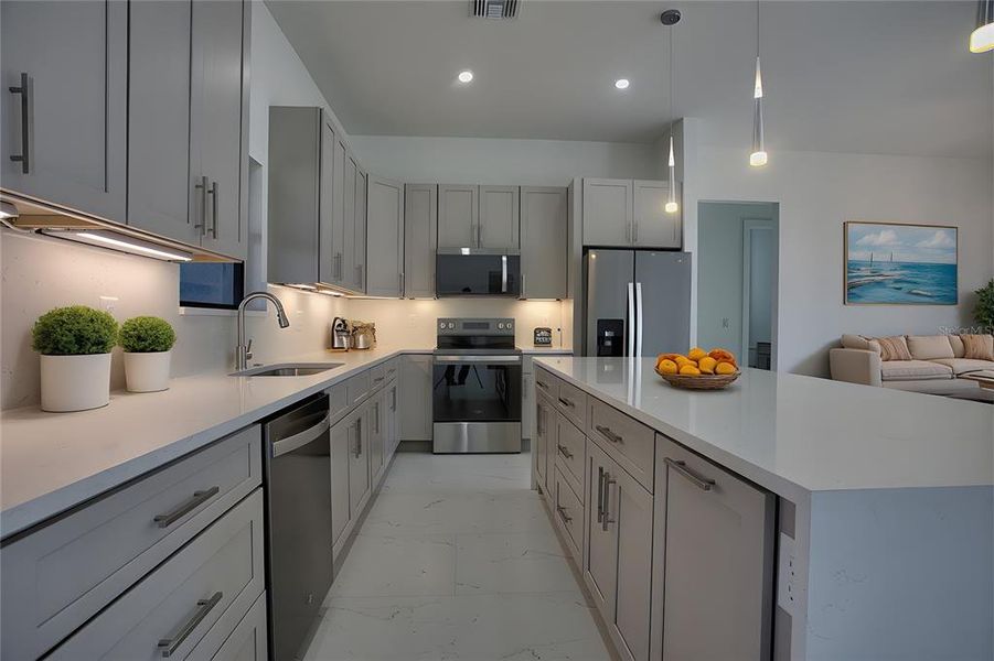 Furnished interior view inside a new home in , Port Charlotte (Image 35). Furnished interior view inside a new home in , Port Charlotte (Image 35).