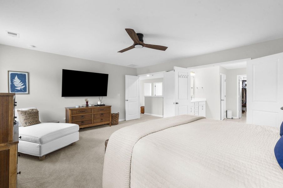Furnished interior view inside a new home in High Point at Foxbank, Moncks Corner (Image 37).