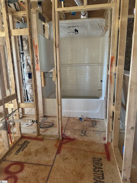 In-progress construction of a new home in Shiloh Trail, Wellford, SC (Image 10).