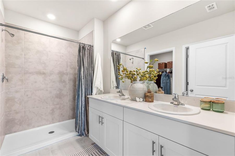 Furnished interior view inside a new home in Central Parc, North Port (Image 11). Furnished interior view inside a new home in Central Parc, North Port (Image 11).