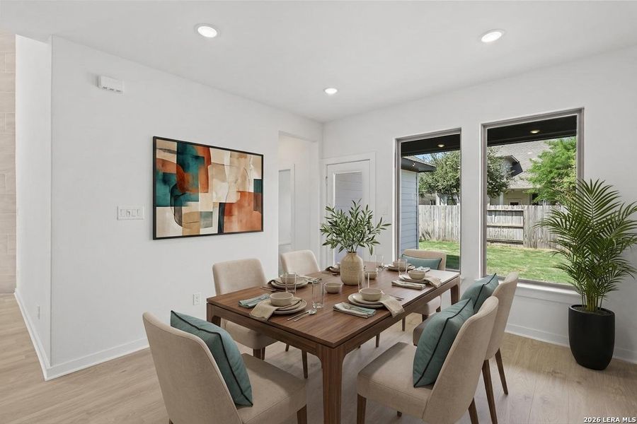 Furnished interior view inside a new home in Stillwater Ranch, San Antonio (Image 12).