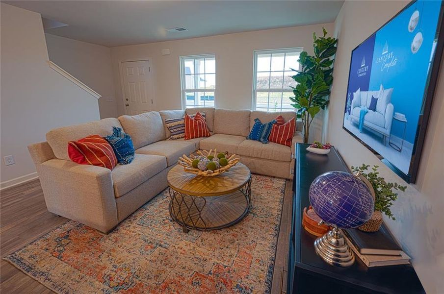 Furnished interior view inside a new home in Kinsale, Macon (Image 7). Furnished interior view inside a new home in Kinsale, Macon (Image 7).