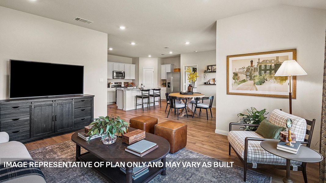Furnished interior view inside a new home in Thunder Rock, Marble Falls (Image 19).