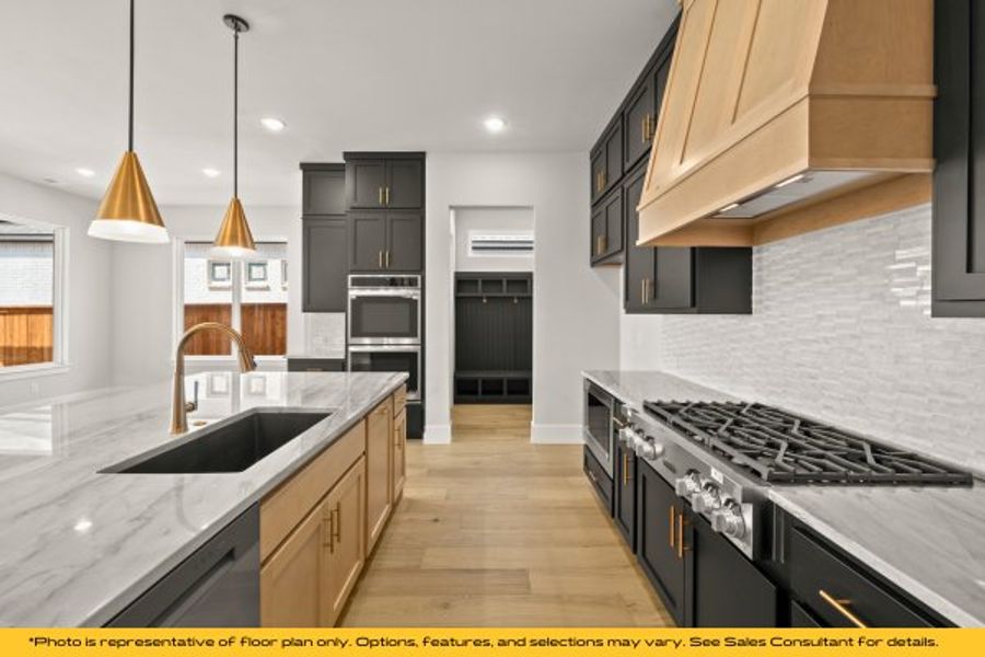 Representative furnished interior of a home built from the Aspen by Stonefield Homes in Heath Golf and Yacht Club, Rockwall (Image 38).