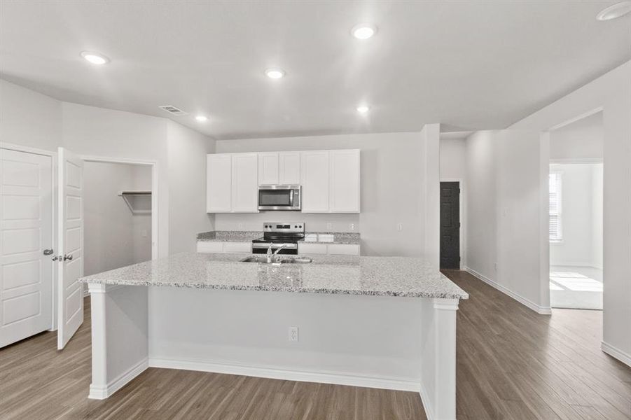 Furnished interior view inside a new home in Retreat at Fossil Creek, Fort Worth (Image 7). Furnished interior view inside a new home in Retreat at Fossil Creek, Fort Worth (Image 7).