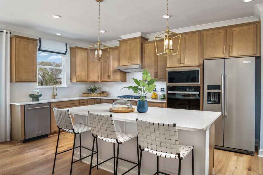 Representative furnished interior of a home built from the 1910 Modeled by KB Home in Wellington Pointe Executive, Monroe (Image 5).