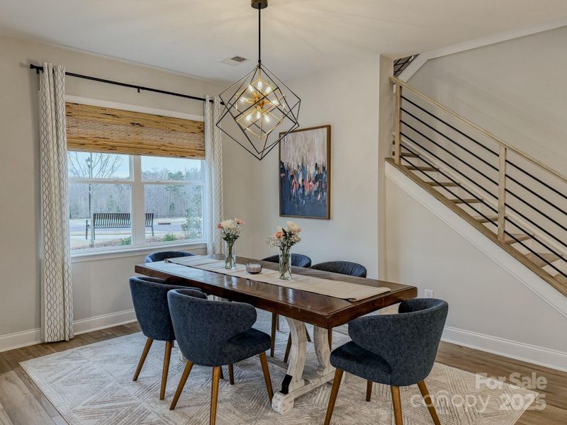 Furnished interior view inside a new home in , Mooresville (Image 22).
