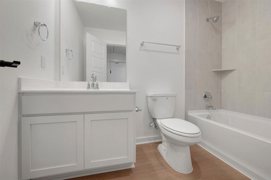 Furnished interior view inside a new home in Summerview, Fulshear (Image 11).
