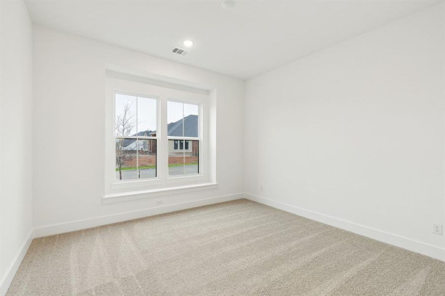 One of several nicely sized secondary bedrooms in our Reese plan. One of several nicely sized secondary bedrooms in our Reese plan.