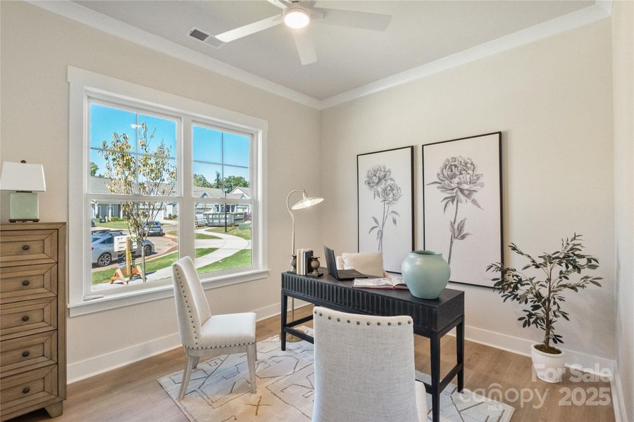 Furnished interior view inside a new home in , Fort Mill (Image 13).
