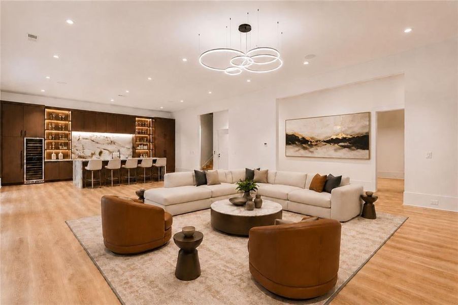 Furnished interior view inside a new home in , Alpharetta (Image 51).