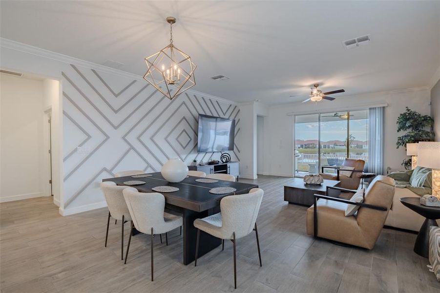 Furnished interior view inside a new home in , Wimauma (Image 15).