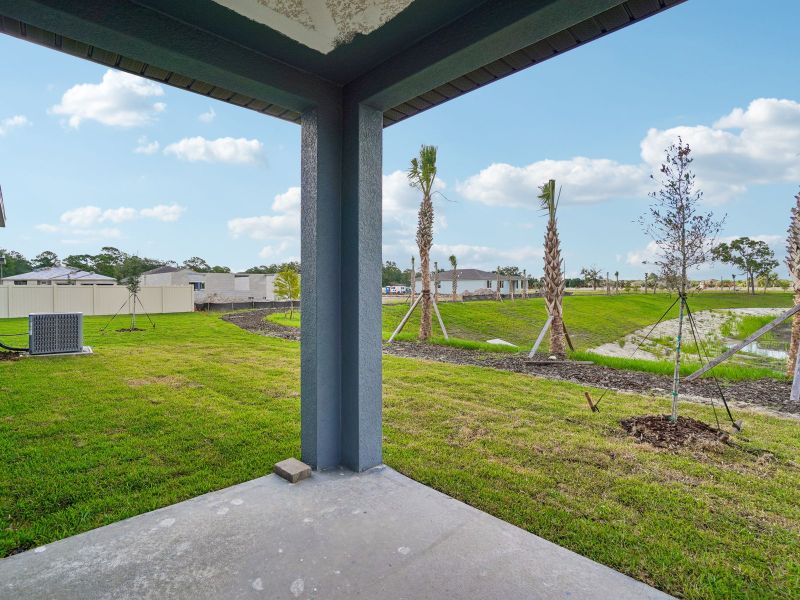 Exterior details and patio area of a home in Pine Ridge Meadows, Hudson (Image 4).
