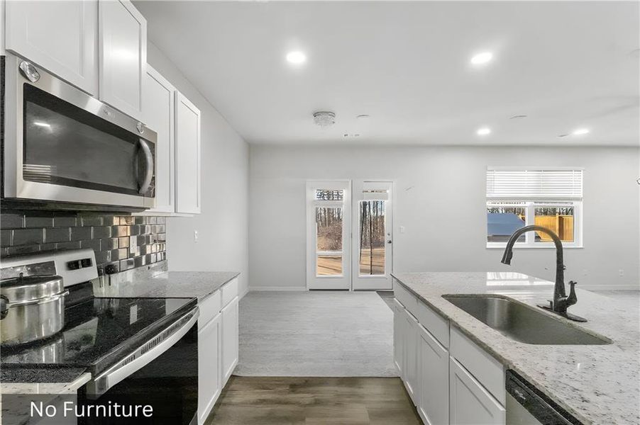 Furnished interior view inside a new home in , Dawsonville (Image 48).