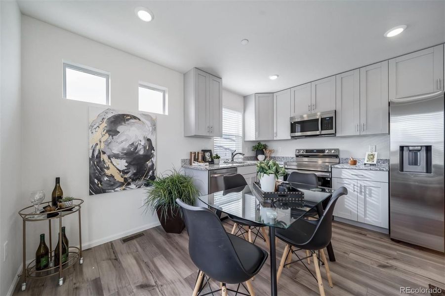 Furnished interior view inside a new home in , Commerce City (Image 4).