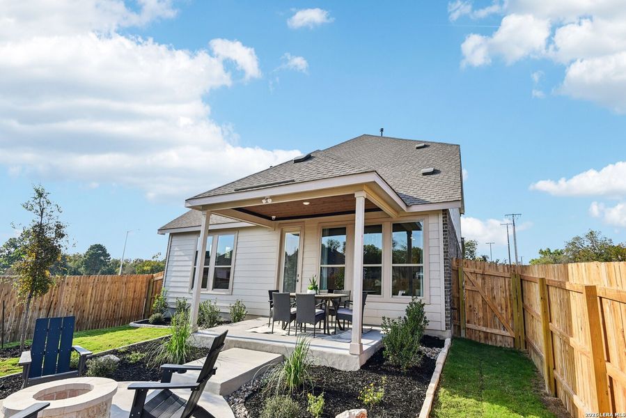 Exterior details and patio area of a home in Clear Creek, New Braunfels (Image 21). Exterior details and patio area of a home in Clear Creek, New Braunfels (Image 21).