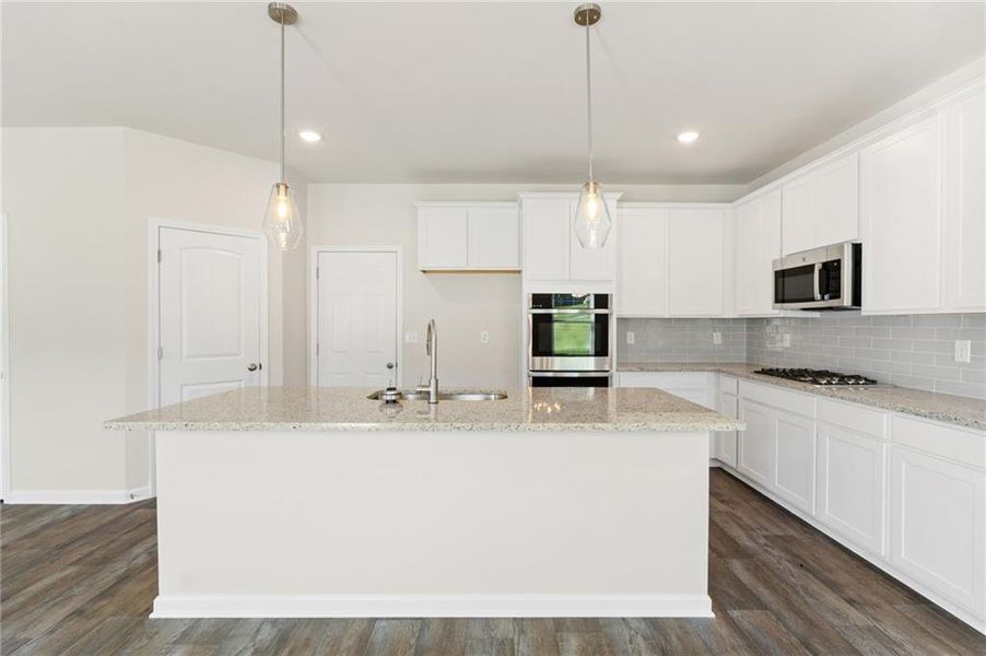 Furnished interior view inside a new home in Conner Springs, Social Circle (Image 6).