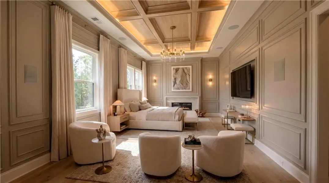 Furnished interior view inside a new home in , Douglasville (Image 6).