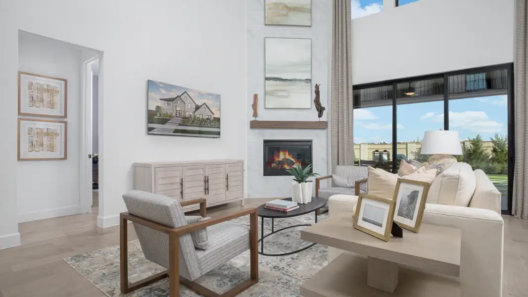 Furnished interior view inside a new home in Sweetgrass, Haslet (Image 8).