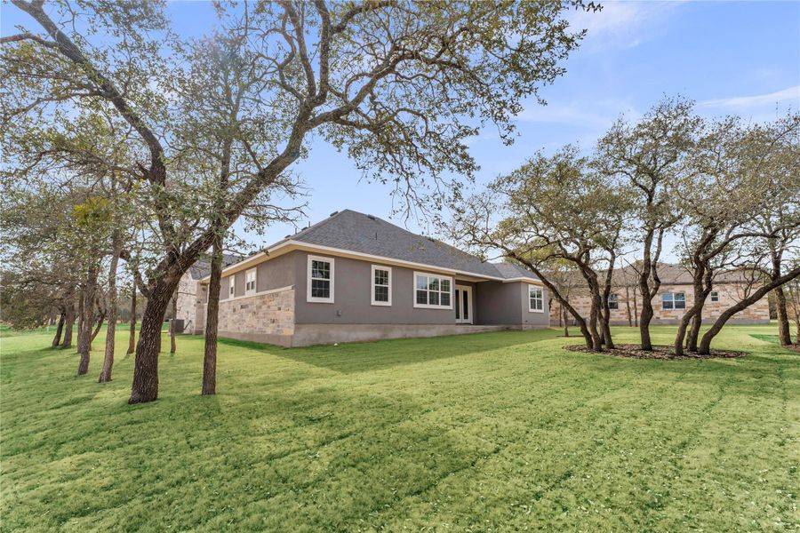 Exterior details and patio area of a home in , Burnet (Image 23). Exterior details and patio area of a home in , Burnet (Image 23).