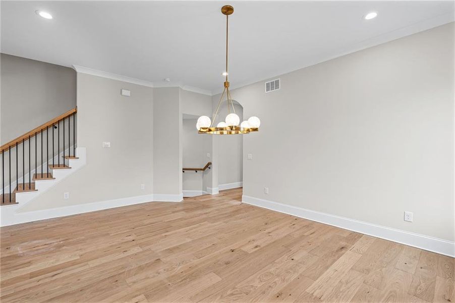 Spacious, unfurnished interior of a new home in Laurel View, Suwanee (Image 22). Spacious, unfurnished interior of a new home in Laurel View, Suwanee (Image 22).