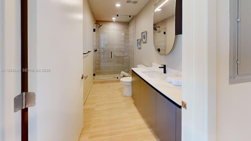 Furnished interior view inside a new home in , Miami Beach (Image 5).