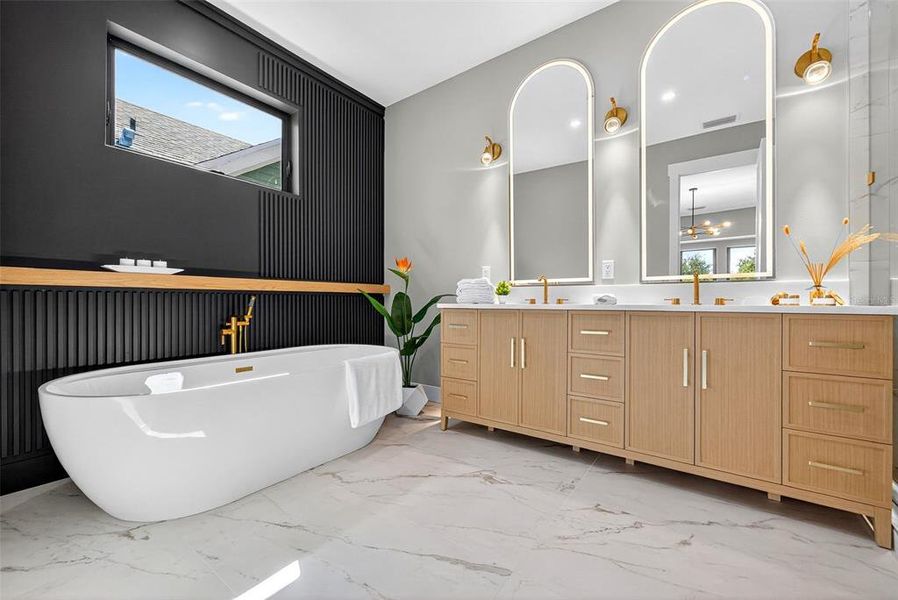 Furnished interior view inside a new home in , Sarasota (Image 12).