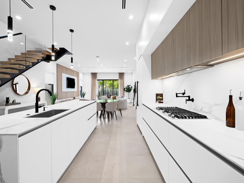 Furnished interior view inside a new home in , Fort Lauderdale (Image 42). Furnished interior view inside a new home in , Fort Lauderdale (Image 42).