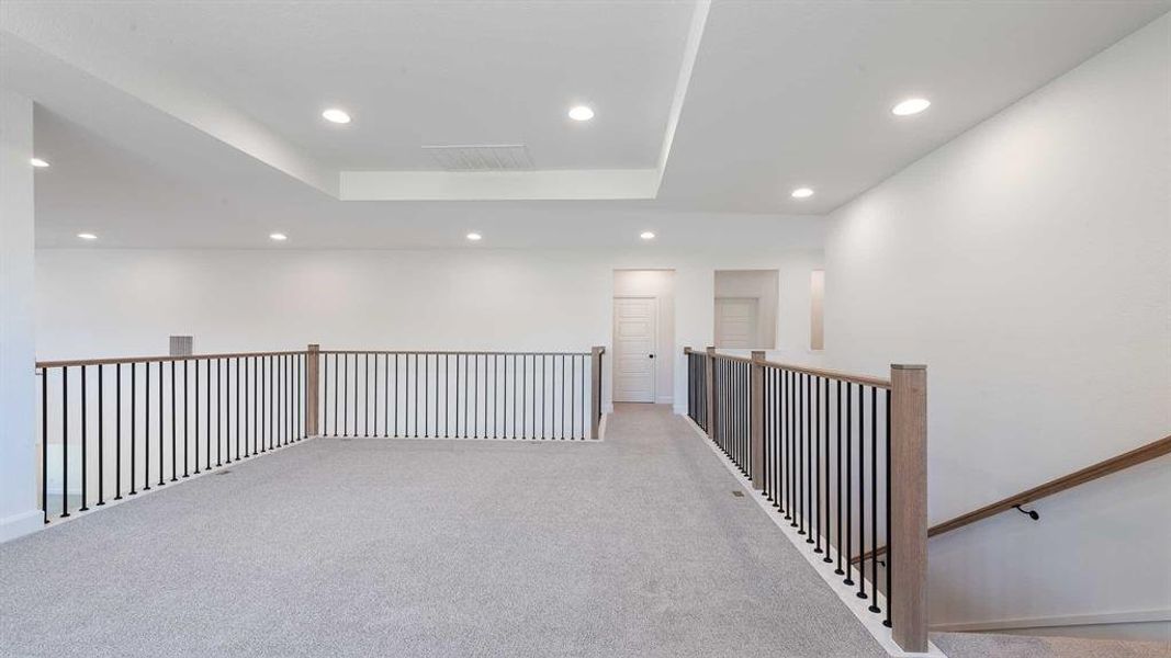 Spacious, unfurnished interior of a new home in The Heights At Uptown Celina 50', Celina (Image 21).