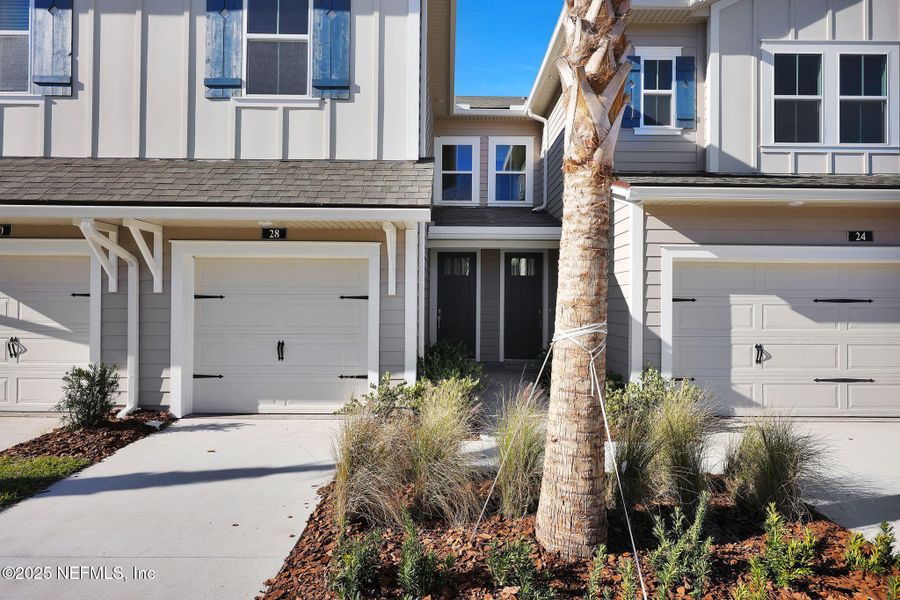 Exterior details and patio area of a home in Woodland Park, Nocatee (Image 3).