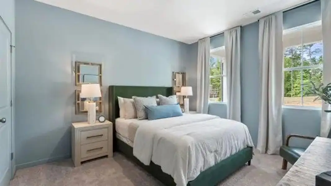 Furnished interior view inside a new home in Belleview Manor, Fairburn (Image 11).