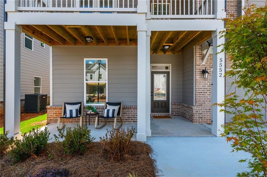 Exterior details and patio area of a home in , Flowery Branch (Image 36). Exterior details and patio area of a home in , Flowery Branch (Image 36).