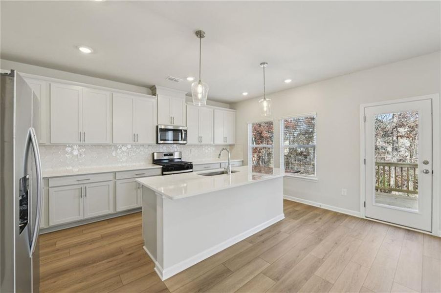 Furnished interior view inside a new home in Harmony Manor, Fairburn (Image 10).