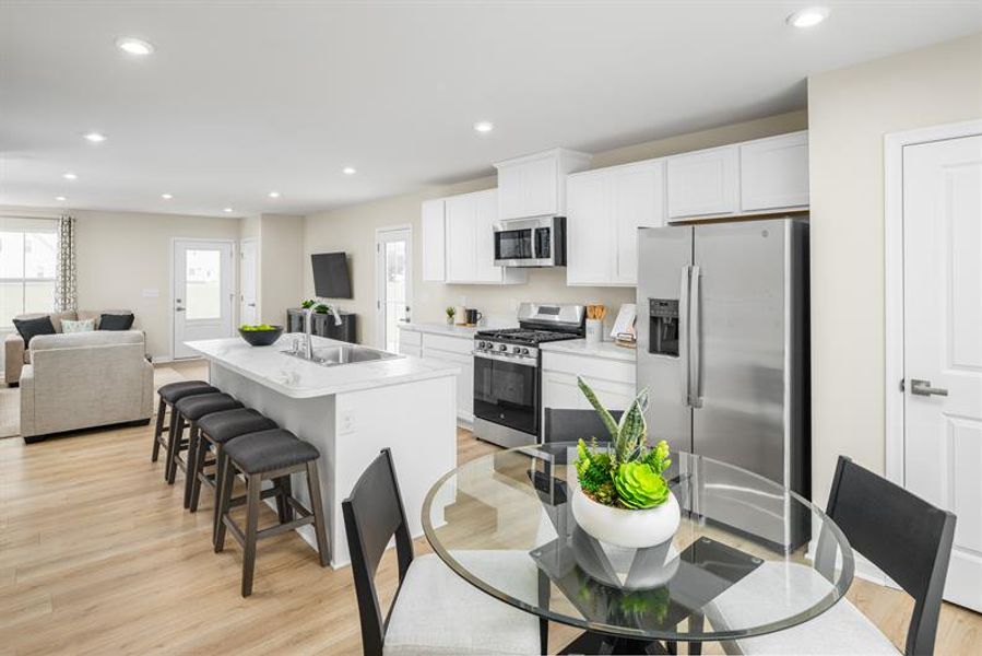 Representative furnished interior of a home built from the Tate by Ryan Homes in Colonial Village, Edenton (Image 6).