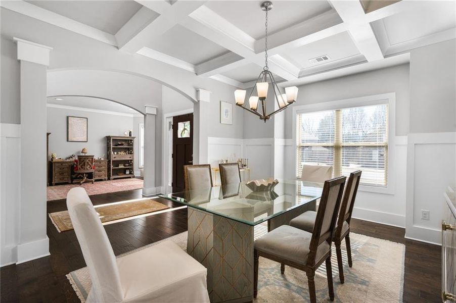 Furnished interior view inside a new home in Sierra Lake, Cumming (Image 6). Furnished interior view inside a new home in Sierra Lake, Cumming (Image 6).