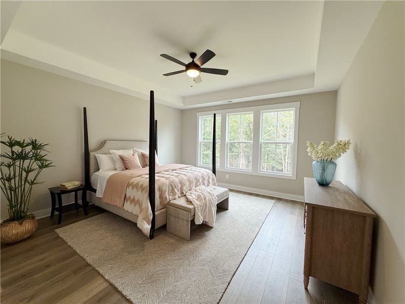 Furnished interior view inside a new home in Walker's Pointe, Anderson (Image 13).