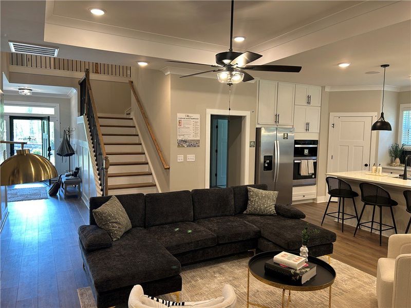 Furnished interior view inside a new home in Edwards Ridge, Central (Image 12).