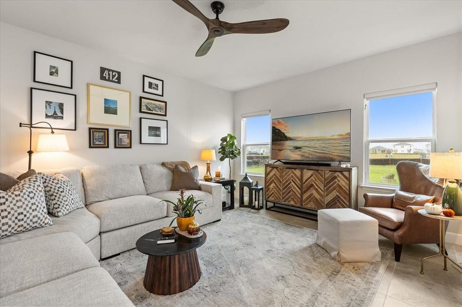 Furnished interior view inside a new home in , St. Cloud (Image 7).
