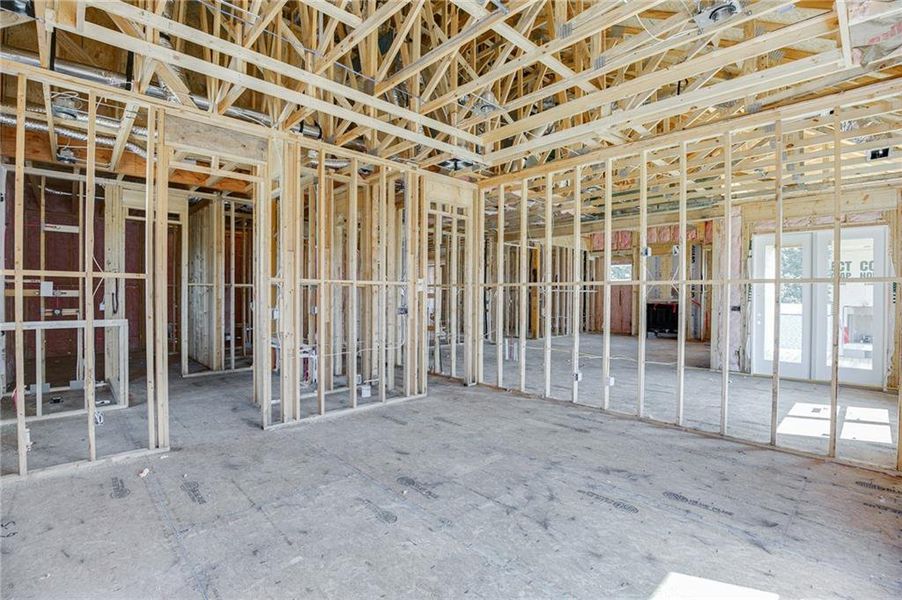 In-progress construction of a new home in , Jefferson, GA (Image 17).