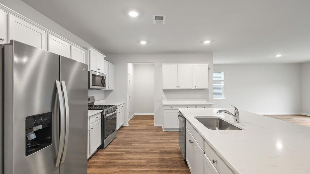 Furnished interior view inside a new home in The Cove at Mallard Crossing, Summerville (Image 8).
