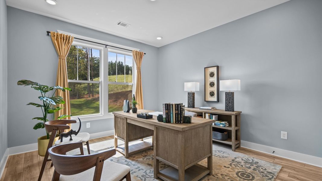 Representative furnished interior of a home built from the Stonehaven by DRB Homes in Pinebrook, Woodruff (Image 15).