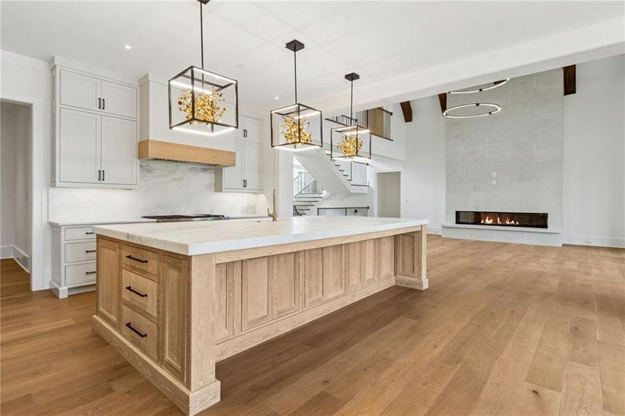 Furnished interior view inside a new home in , Suwanee (Image 8).