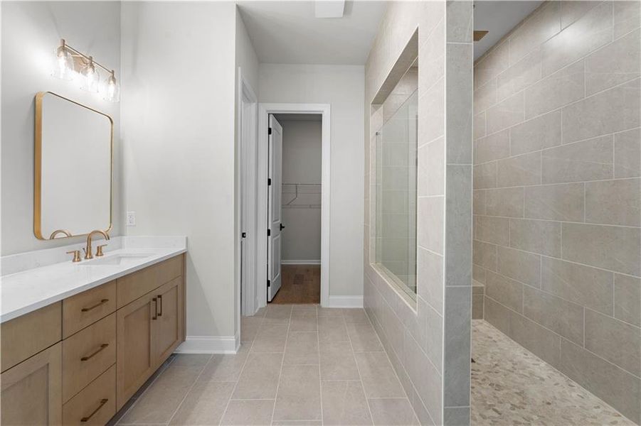 Furnished interior view inside a new home in Promenade at Sawnee Village, Cumming (Image 36).