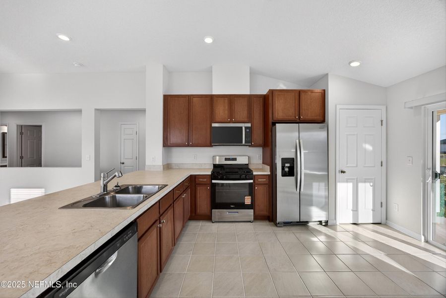 Furnished interior view inside a new home in , Palm Coast (Image 6). Furnished interior view inside a new home in , Palm Coast (Image 6).